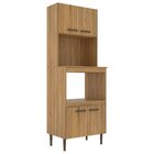 Torre Quente 0,70m 4 Portas 2 Nichos Para Forno E Microondas