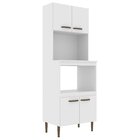 Torre Quente 070cm 4 Portas 2 Nichos Para Forno E Microondas