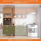 Torre Quente 100%mdf 70cm 1 Nicho Para Forno 3 Portas 1 Em Vi