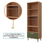 Torre Quente 100%mdf 70cm 1 Nicho Para Forno 3 Portas 1 Em Vi