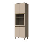 Torre Quente 1 Forno 4 Portas 71,5cm 100% Mdf Aurora Duna/cri