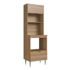 Torre Quente 1 Porta 1 Gaveta 2 Nichos Para Forno 63cm Veneza