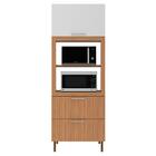 Torre Quente 1 Porta 2 Gavetas Cz3142 Freijó/branco - Tecno M