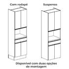 Torre Quente 240x70 Cm 4p 1g Mdp Maxxi G751 Kappesberg