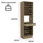 Torre Quente 240x70 Cm 4p 1g Mdp Maxxi G751 Kappesberg