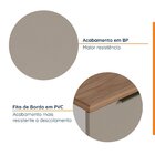 Torre Quente 2 Nichos Forno E Microondas Com Rodapé Puxador 1