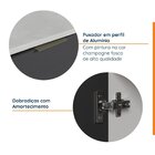 Torre Quente 2 Nichos Forno E Microondas Sem Rodapé Puxador 1