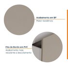 Torre Quente 2 Nichos Forno E Microondas Sem Rodapé Puxador 1