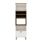 Torre Quente 2 Portas 1 Gaveta 2 Prateleiras 230x70cm Ilumina