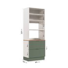 Torre Quente 2 Portas 2 Gavetas 2 Nichos Com Rodapé Ipanema C