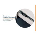 Torre Quente 2 Portas 2 Gavetas 2 Nichos Para Forno E Microon