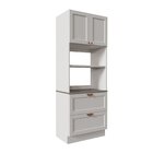 Torre Quente 2 Portas 2 Gavetas 2 Nichos Para Forno E Microon