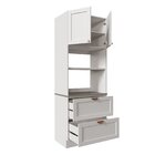 Torre Quente 2 Portas 2 Gavetas 2 Nichos Para Forno E Microon