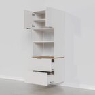 Torre Quente 2 Portas 2 Gavetas 2 Nichos Para Forno E Microon