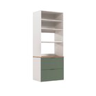 Torre Quente 2 Portas 2 Gavetas 2 Nichos Para Forno E Microon