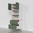 Torre Quente 2 Portas 2 Gavetas 2 Nichos Para Forno E Microon