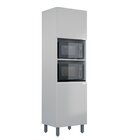 Torre Quente 2 Portas 2 Nichos Para Forno Quadria  Branco Árt