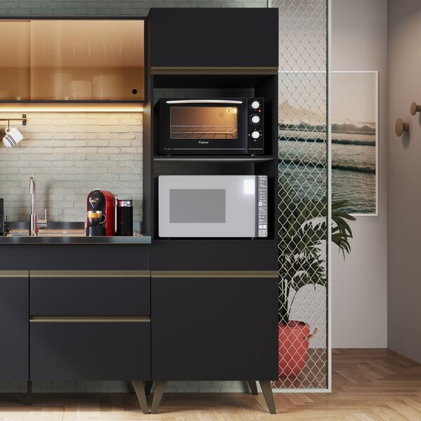 Torre Quente 2 Portas 2 Nichos Para Forno Requinte Yescasa Pr