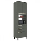 Torre Quente 2 Portas 3 Gavetas Ph3081 Grafite - Édez