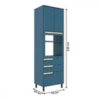 Torre Quente 2 Portas 3 Gavetas Ph3081 Orion - Édez