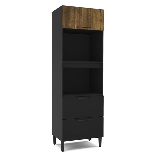 Torre Quente 2 Portas Basculante 1 Gaveta Menu Kitchen Canelo