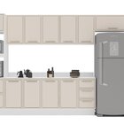 Torre Quente 2 Portas Basculantes 1 Gaveta Branco/creme