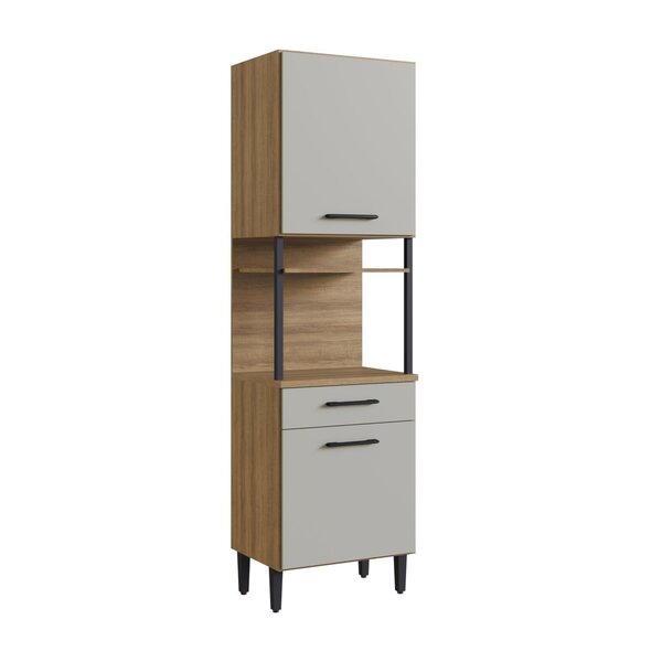 Torre Quente 2 Portas E 1 Gaveta Supreme  Teka/off White