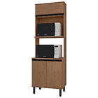 Torre Quente 3 Portas 1 Prateleira Vicenza Em Mdp Mx Móveis