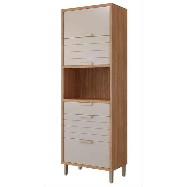 Torre Quente 3 Portas 2 Gavetas 1 Nicho Para Forno Ou Microon