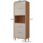 Torre Quente 3 Portas 2 Gavetas 1 Nicho Para Forno Ou Microon