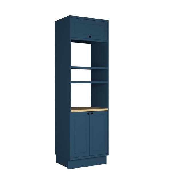 Torre Quente 3 Portas 2 Nichos Para Forno Sevilha Azul Órion