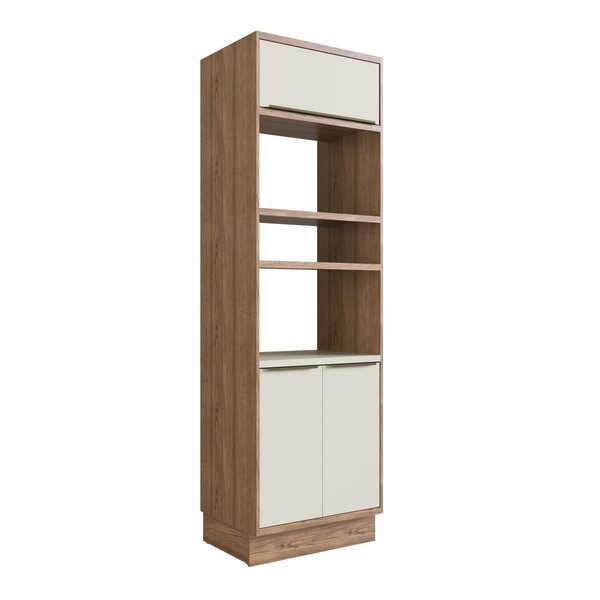 Torre Quente 3 Portas 2 Nichos Para Forno Viena  Louro Freijó