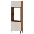 Torre Quente 3 Portas Ebano Fosco/off White Fosco 1311m - Gen