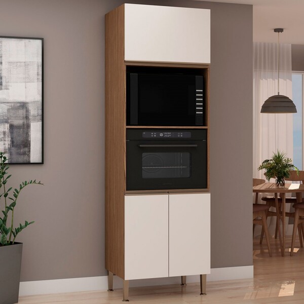 Torre Quente 3 Portas Ebano Fosco/off White Fosco 1311m - Gen