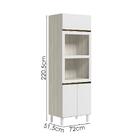 Torre Quente 3p 221x72cm Mdf Kali 16866 Nicioli