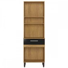 Torre Quente 4 Portas 1 Gaveta Dakar/preto 2060p - Delmarco