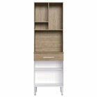 Torre Quente 4 Portas 1 Gaveta Wood/branco Ac4001 - Decibal