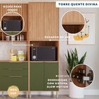 Torre Quente 4 Portas 1 Nicho Para Forno Ou Microondas Divina