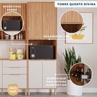 Torre Quente 4 Portas 1 Nicho Para Forno Ou Microondas Divina