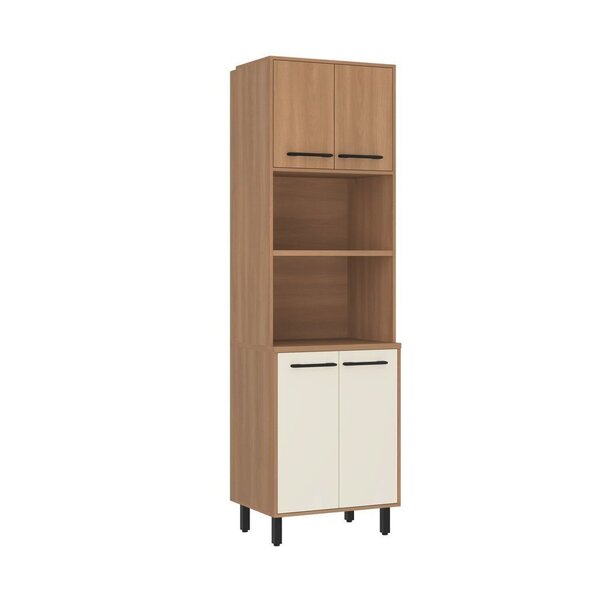 Torre Quente 4 Portas 65cm Havana Rovere / Champanhe