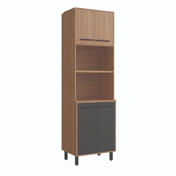 Torre Quente 4 Portas 65cm Havana Rovere / Grafite