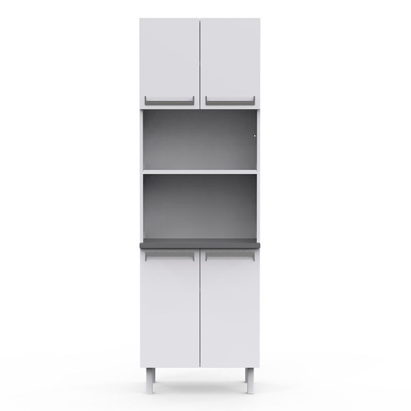 Torre Quente 4 Portas Roma -colormaq - Branco / Grafito