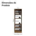 Torre Quente 70 Cm 3 Portas Rustic/verde Vik Madesa