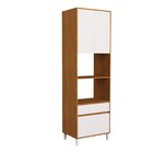 Torre Quente 70cm 2 Portas 2 Gavetas Cozinha Milão Freijó Roc