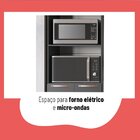 Torre Quente 70cm 3 Portas 2 Nichos Para Forno Emília Thela P