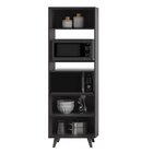 Torre Quente 70cm 3 Portas 2 Nichos Para Forno Emília Thela P