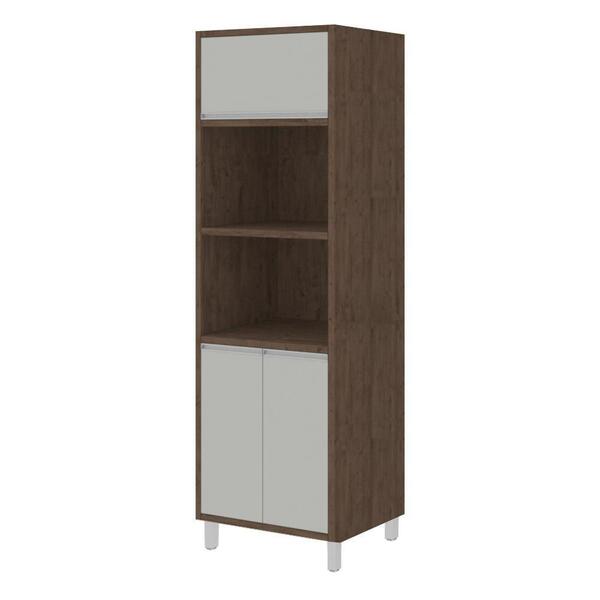 Torre Quente 70cm 3 Portas Indekes Stella - Noce/off White