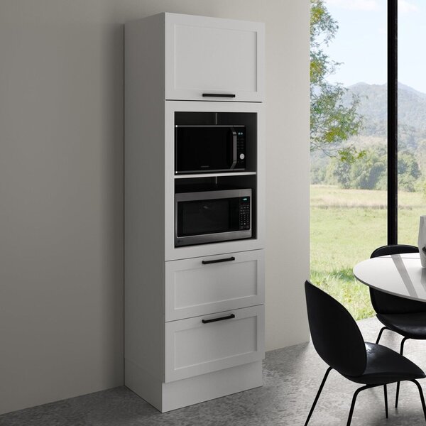 Torre Quente 70cm Para Forno E Micro-ondas Com 1 Porta Bascul