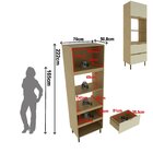 Torre Quente 70cm Para Forno E Micro-ondas Com 2 Portas Bascu