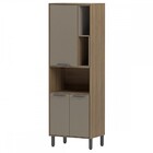 Torre Quente Amêndoa 3 Portas Mel/fumê 909301 - Telasul